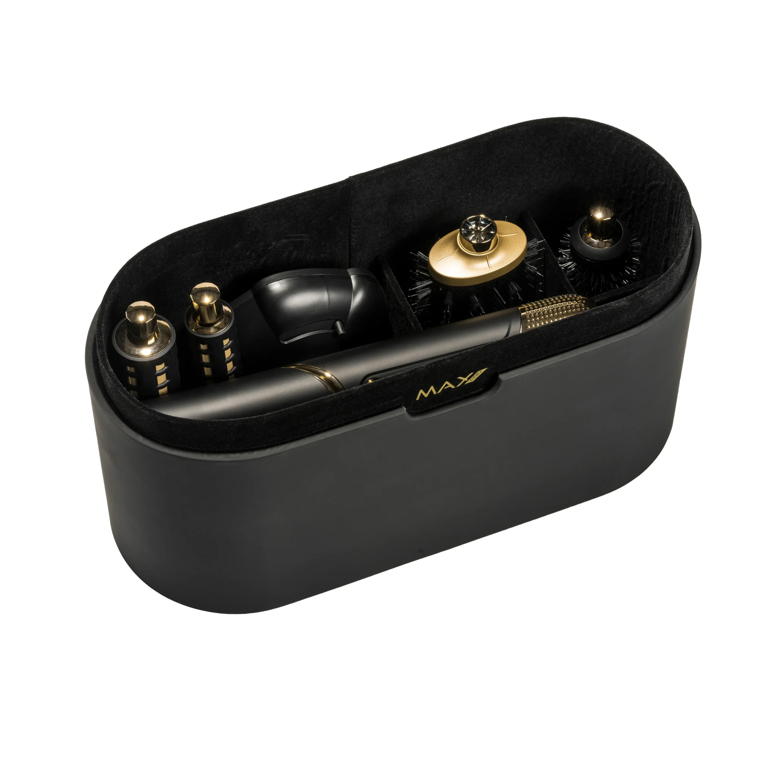 Max Pro Aurum Aerostyler met geavanceerde luchttechnologie voor sneldrogend haar.