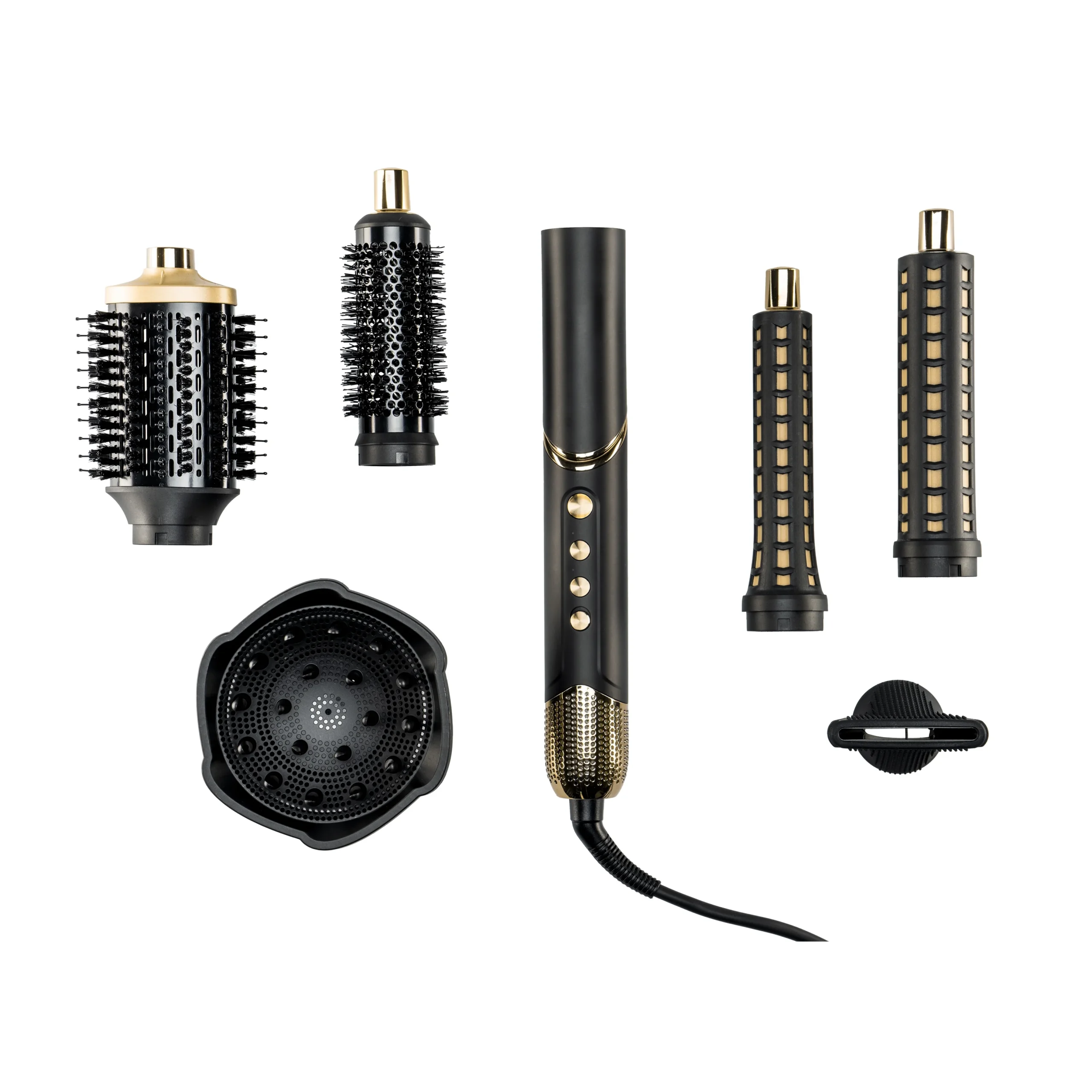 Max Pro Aurum Aerostyler – föhn en styler in één voor volume en glans.